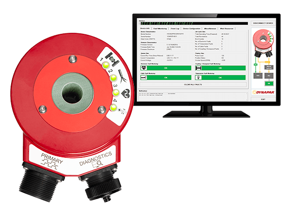 Encoder Incremental HS35iQ com tecnologia PulseIQ™ – Dynapa